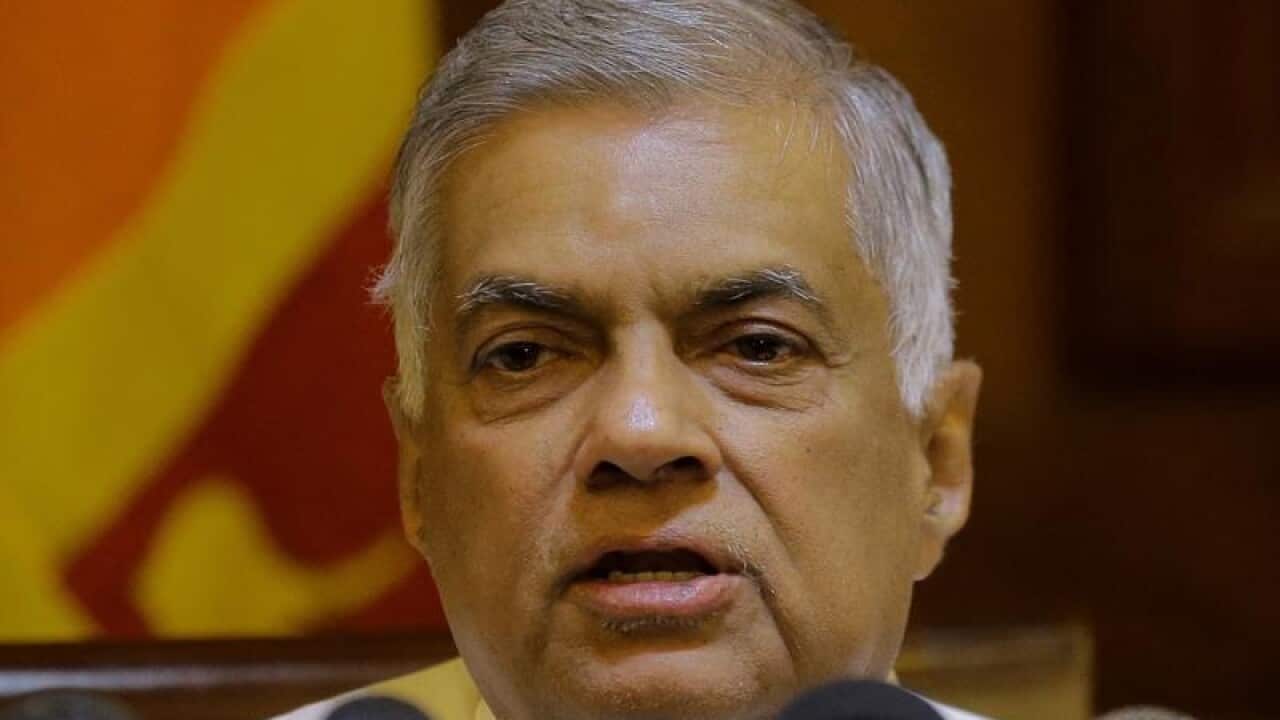Former Sri Lankan prime minister Ranil Wickremesinghe