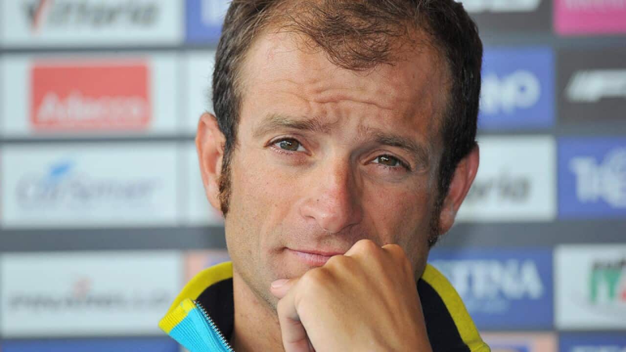 Italian cyclist Michele Scarponi