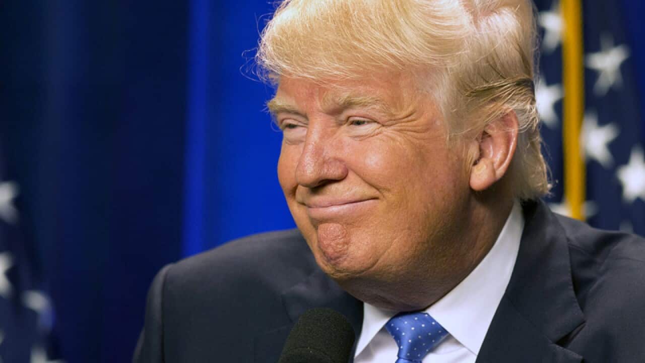 Republican presidential candidate Donald Trump