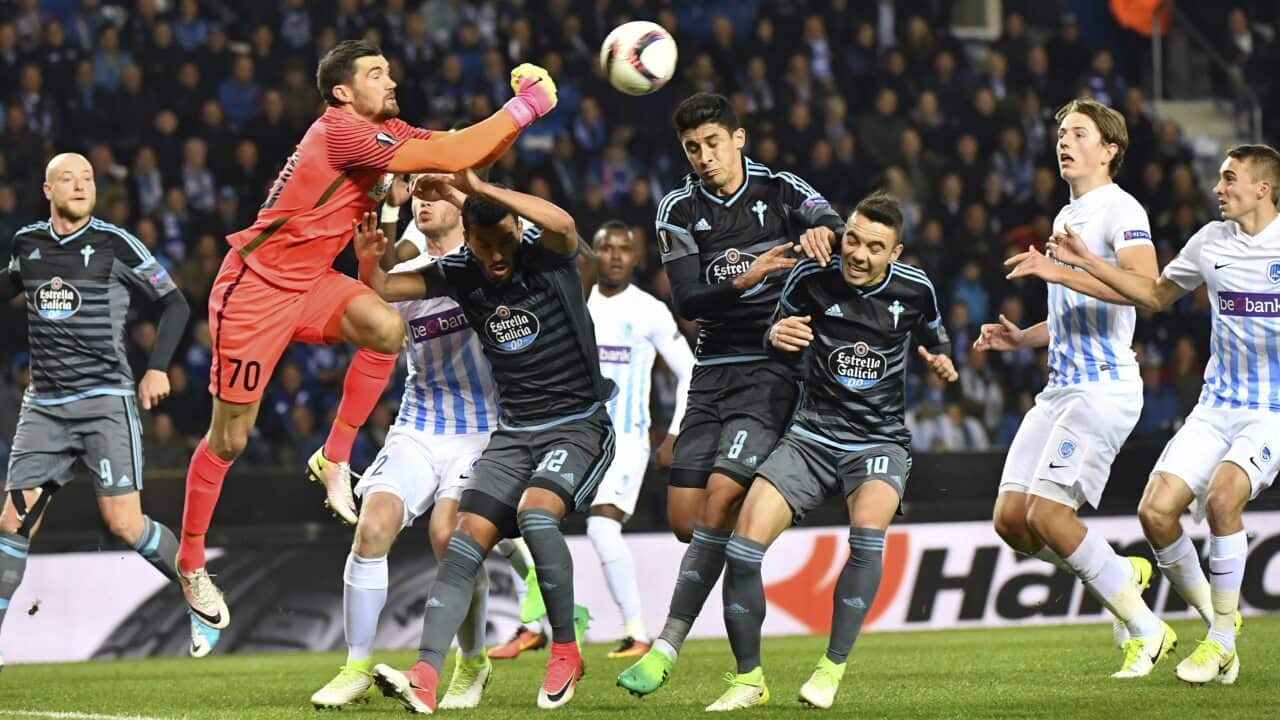 Pione Sisto Celta Vigo UEFA Europa League Mat Ryan Genk