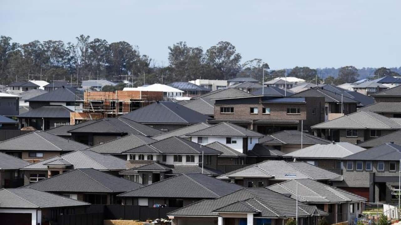 A new housing estate in Sydney's south