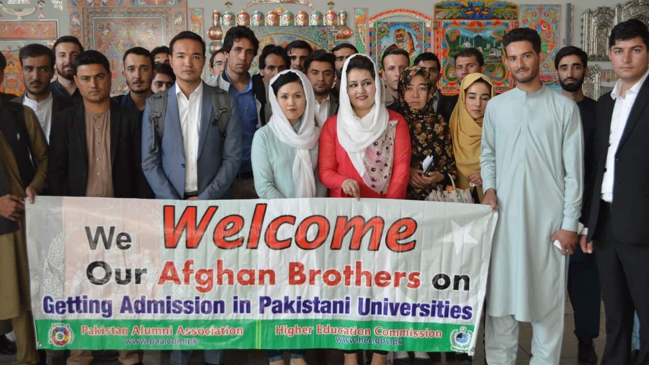 Afghan students in Pakistan