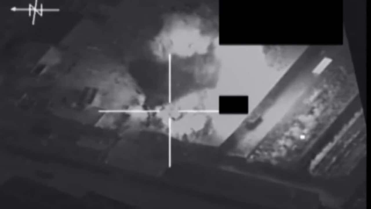 Video shows first Australian airstrikes against IS targets in Iraq