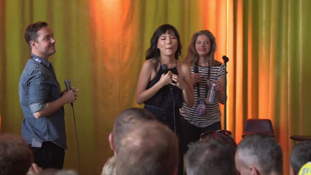 Toby Truslove, Julia Zemiro and Dami Im