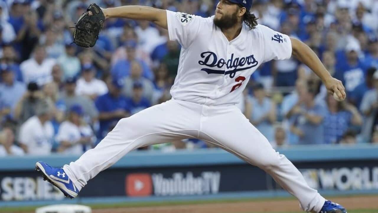 Los Angeles Dodgers starting pitcher Clayton Kershaw