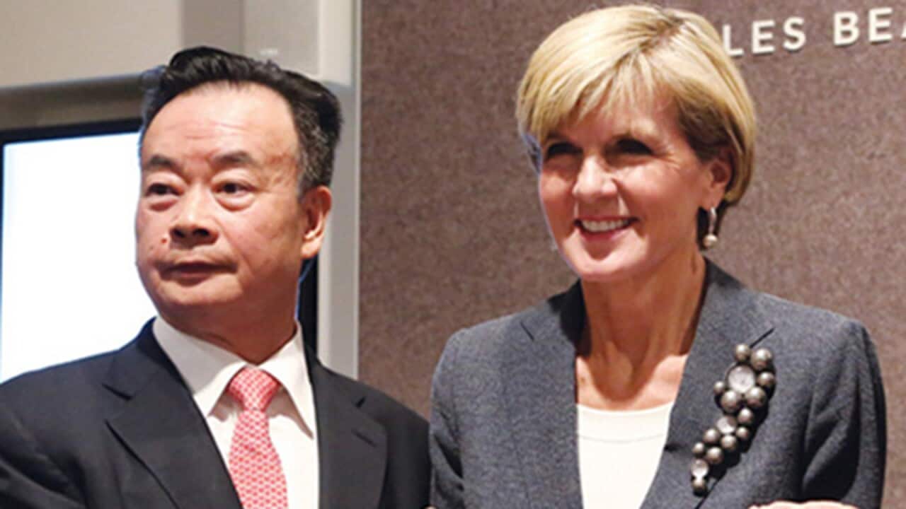 Dr Chau and Julie Bishop