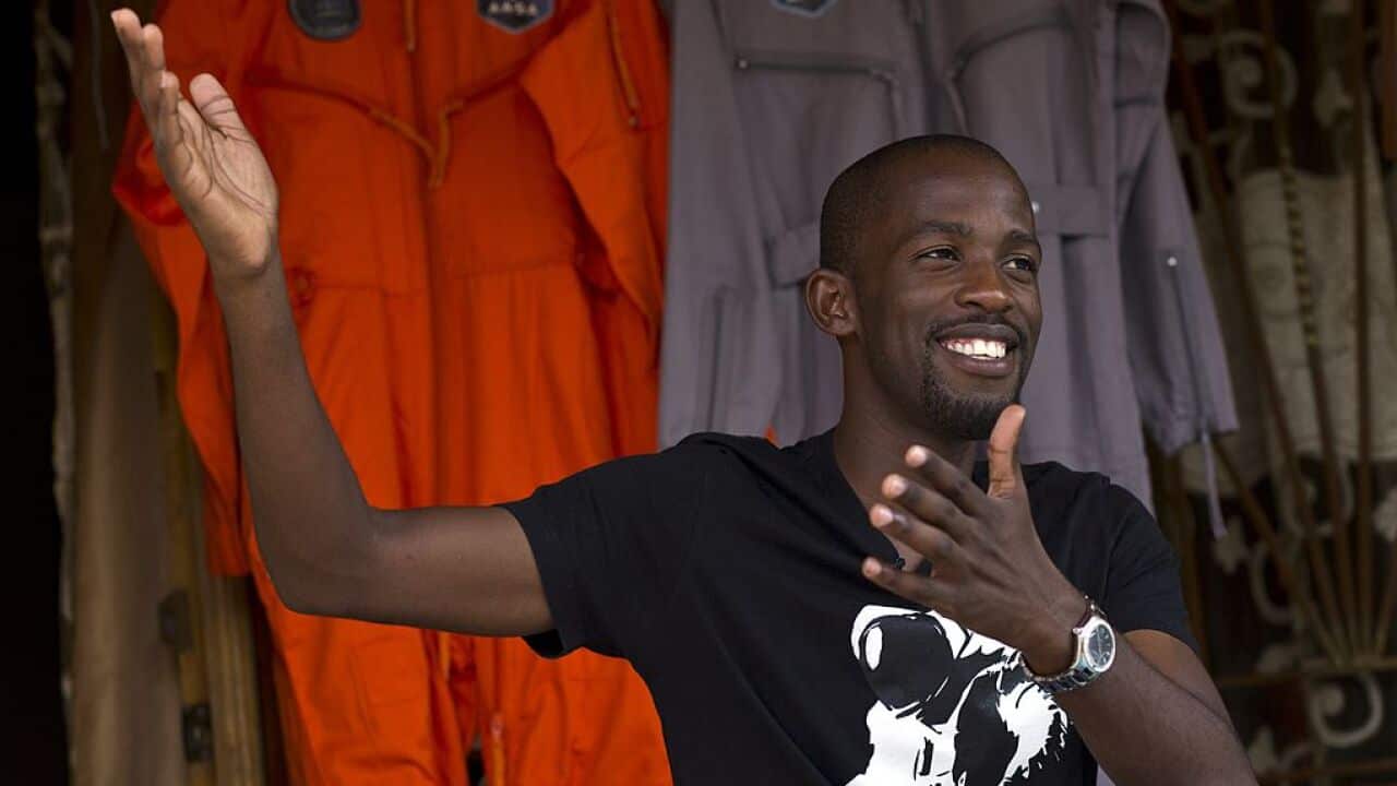 The 30-year-old had beaten a million other entrants from 75 countries to win the trip to space.