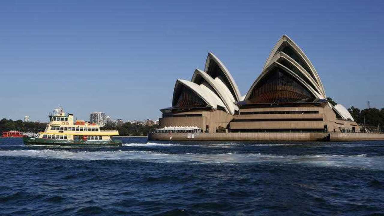 The Sydney Opera House.