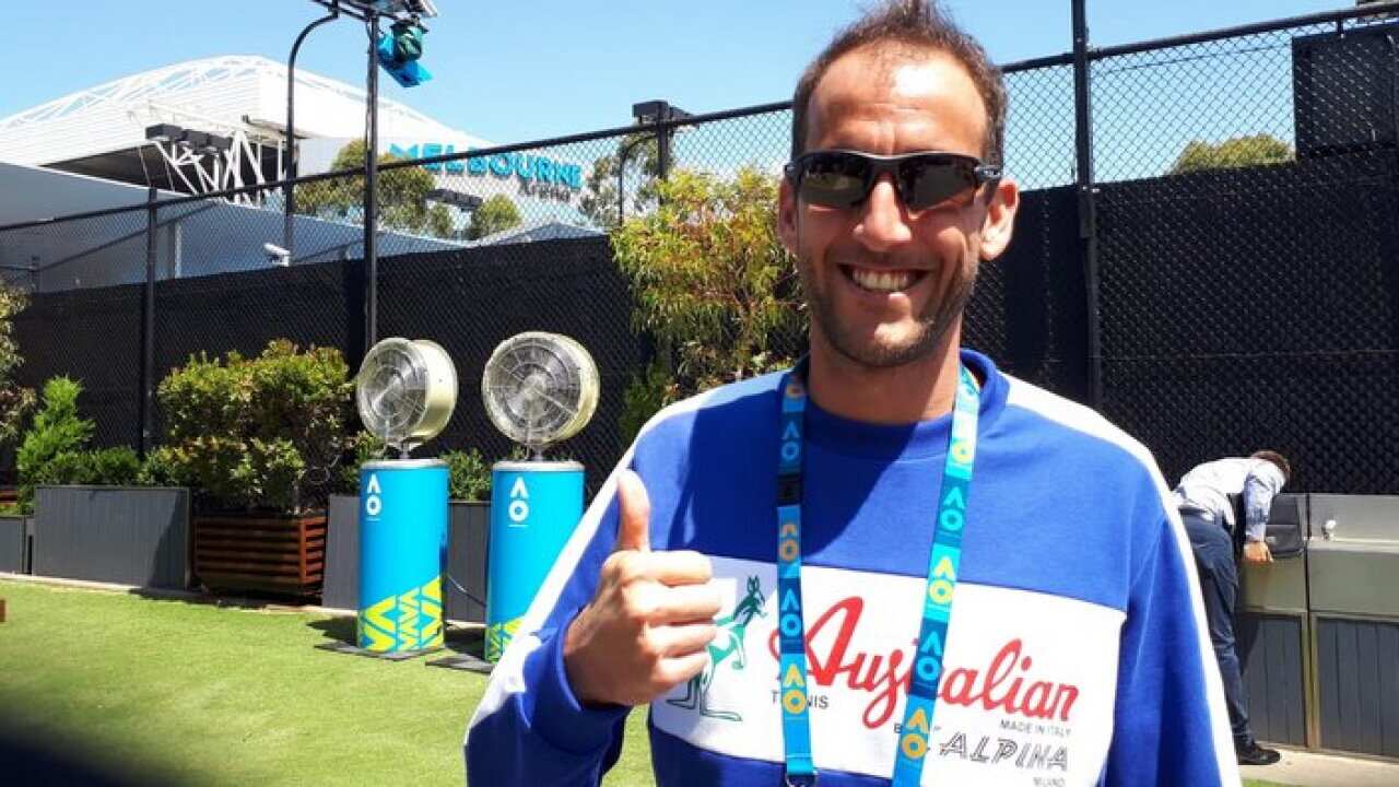 Tennis player Luca Vanni