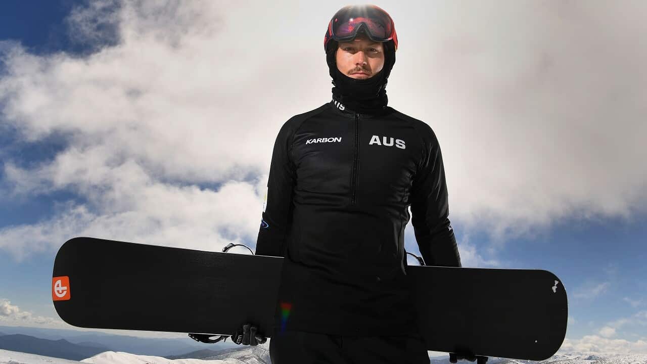 Australian snowboard cross Winter Olympic athlete Alex Pullin.