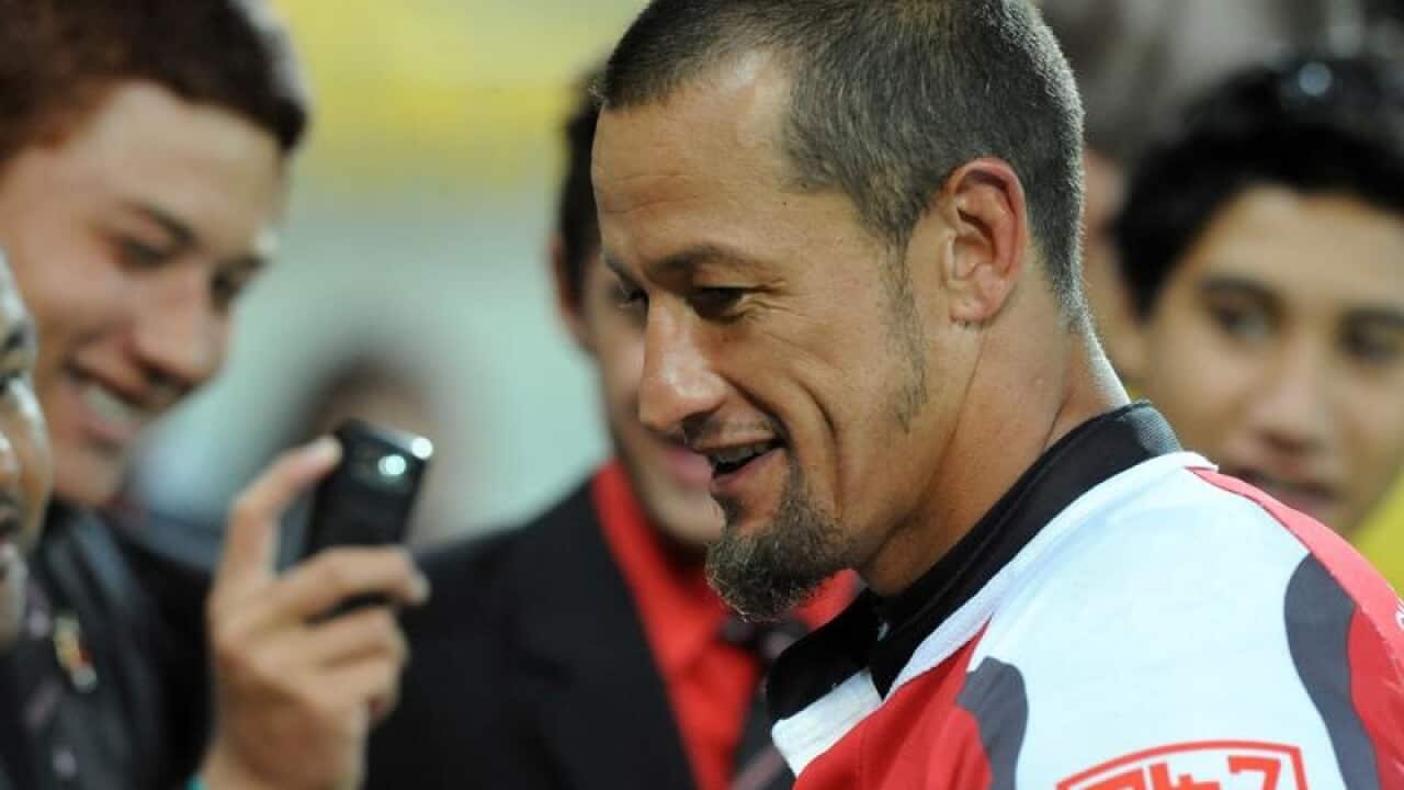 Former New Zealand rugby player Carlos Spencer