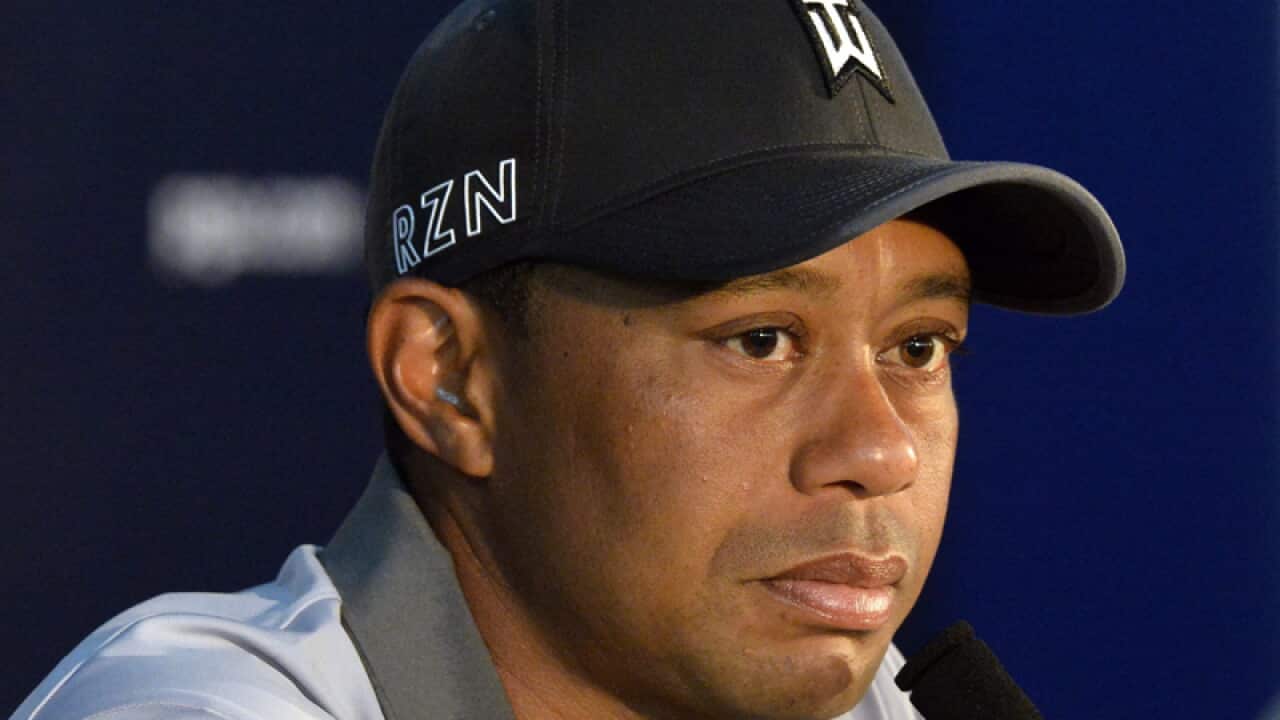 US golfer Tiger Woods
