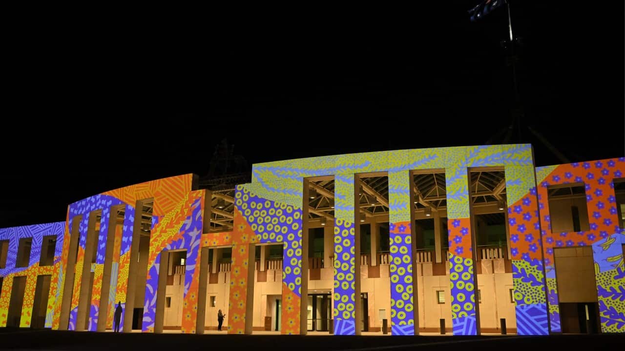 ILLUMINATION NATIONAL RECONCILIATION WEEK PARLIAMENT HOUSE