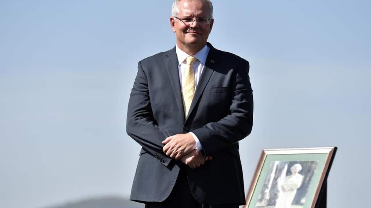 Scott Morrison at the Australia Day citizenship ceremony.