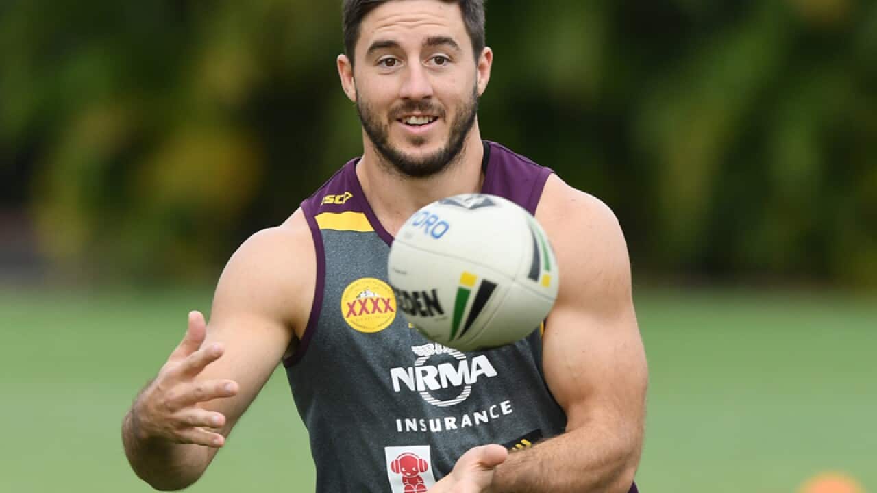 Brisbane Broncos halfback Ben Hunt