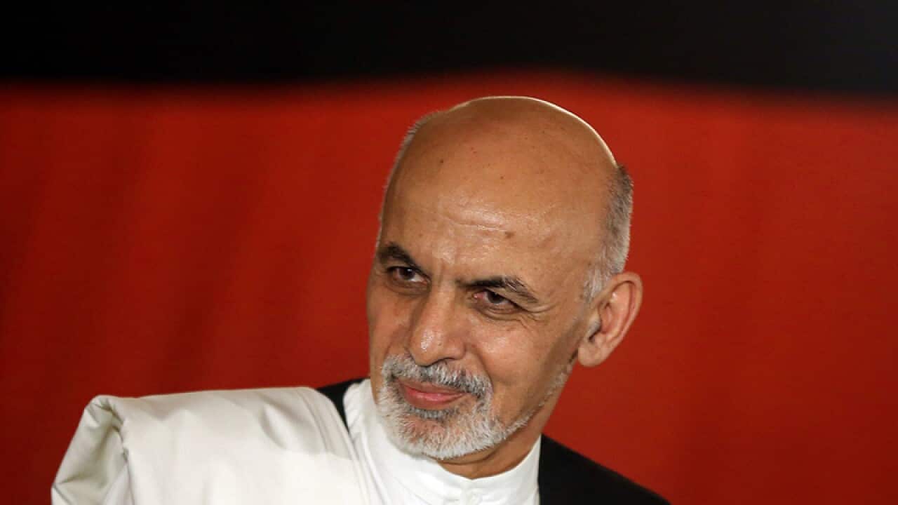 Afghan presidential candidate Ashraf Ghani Ahmadzai