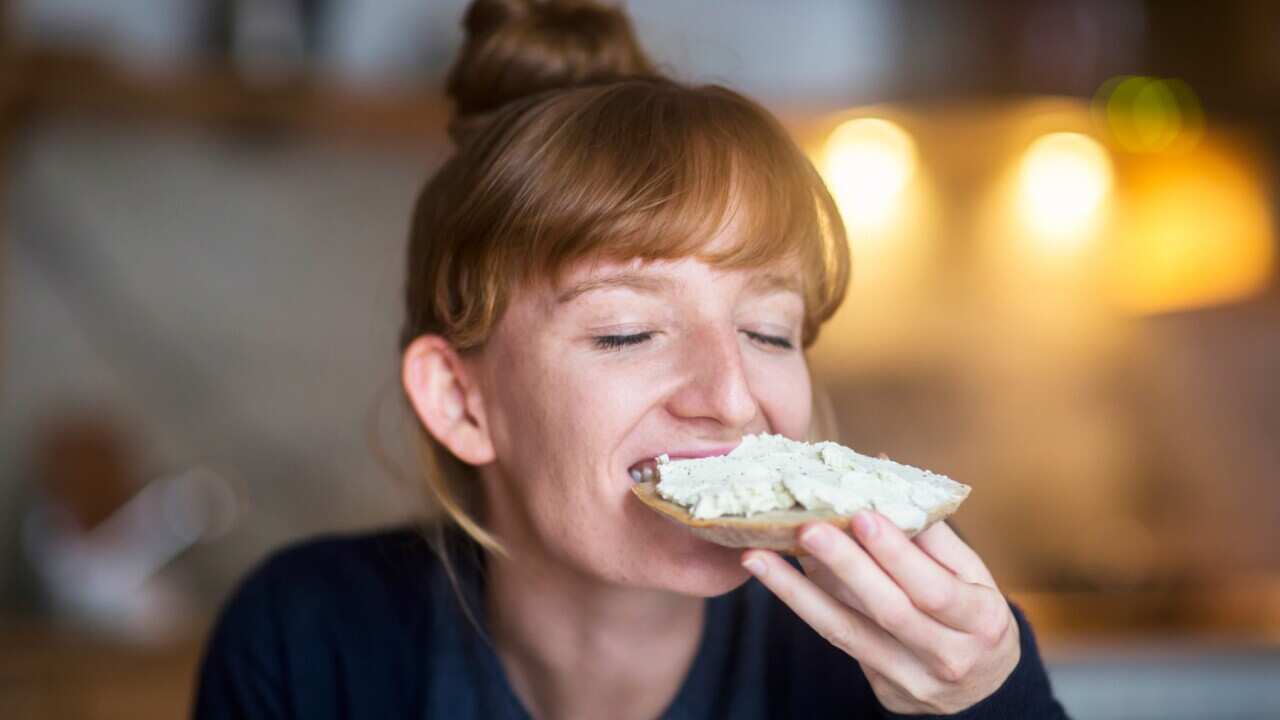 Woman eating