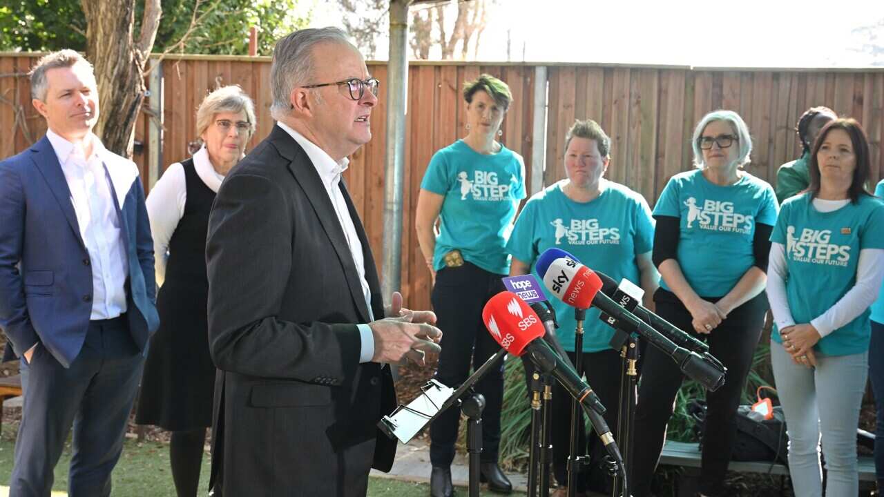 ANTHONY ALBANESE CHILDHOOD WORKERS PRESSER