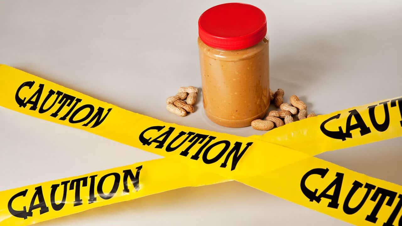 Food allergy caution