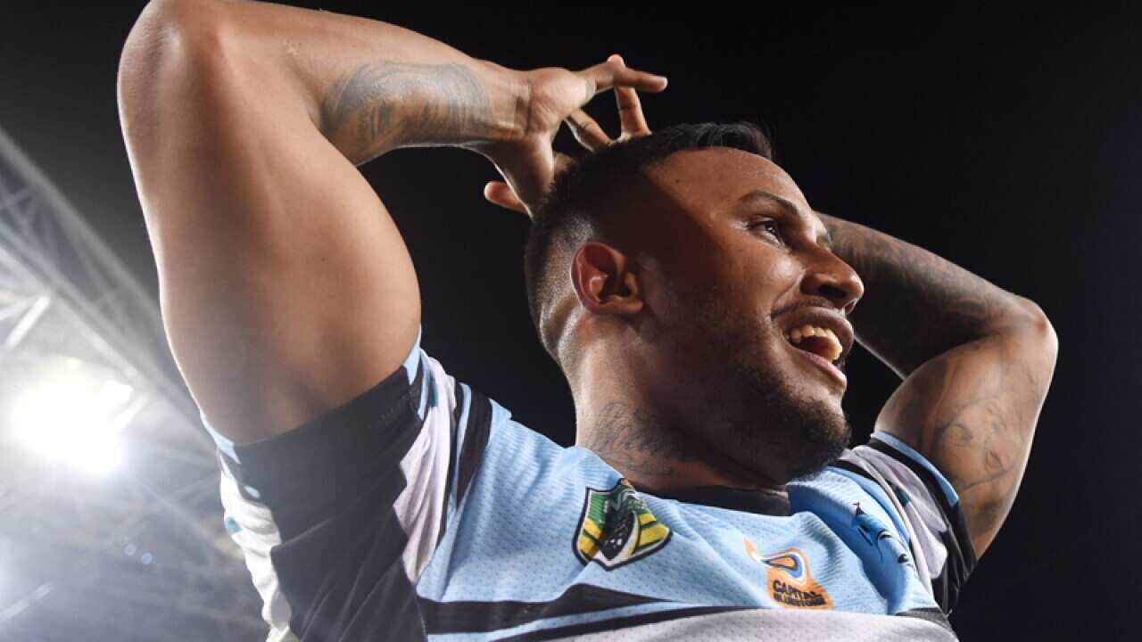 Cronulla Sharks fullback Ben Barba