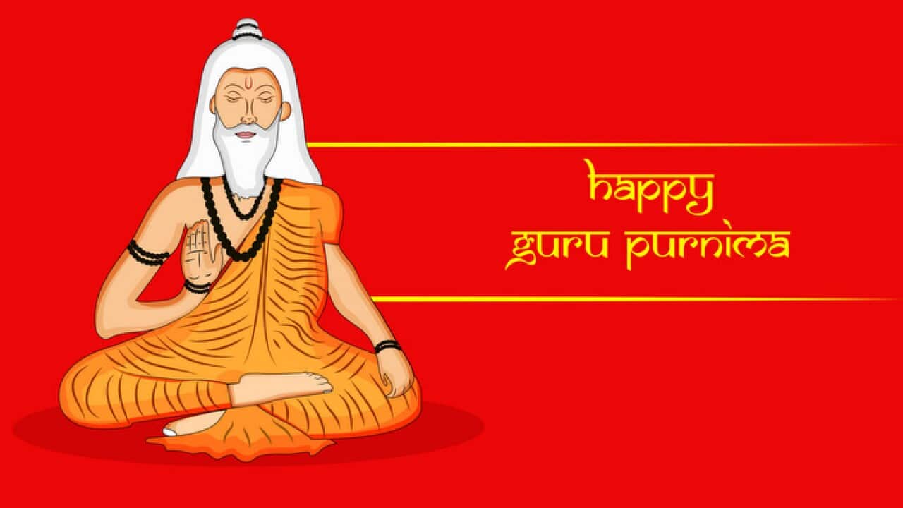 Illustration for 'Guru Purnima' festival