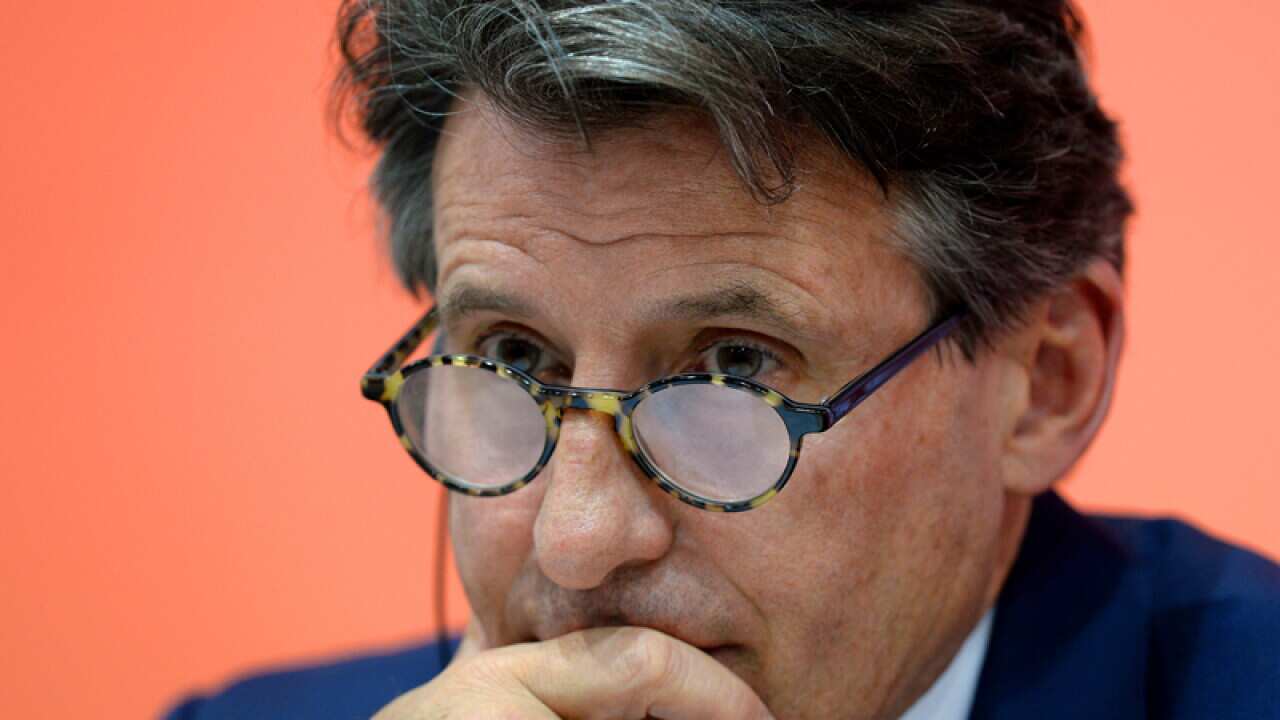 IAAF president Sebastian Coe