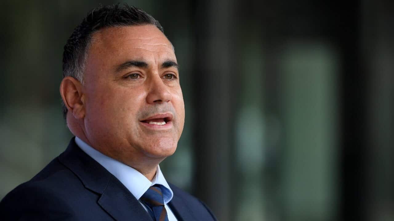 NSW Deputy Premier and Nationals leader John Barilaro.