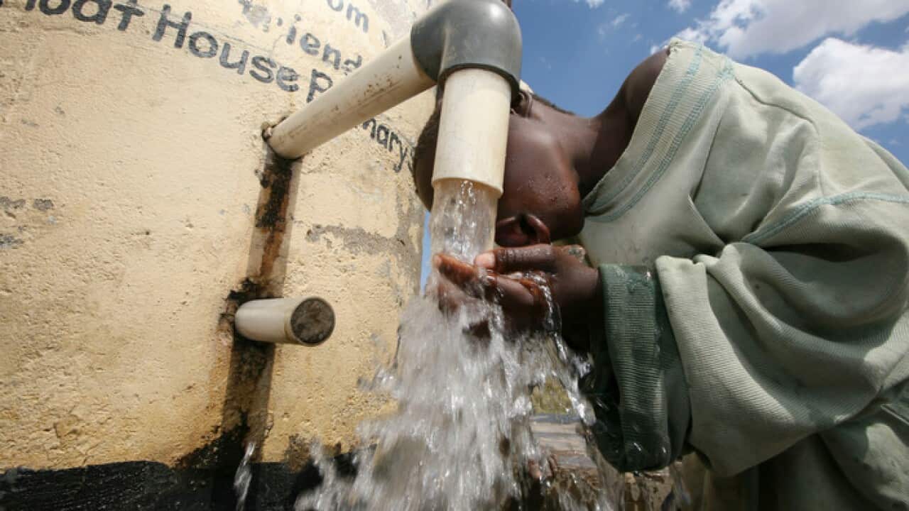 A typhoid outbreak in Zimbabwe