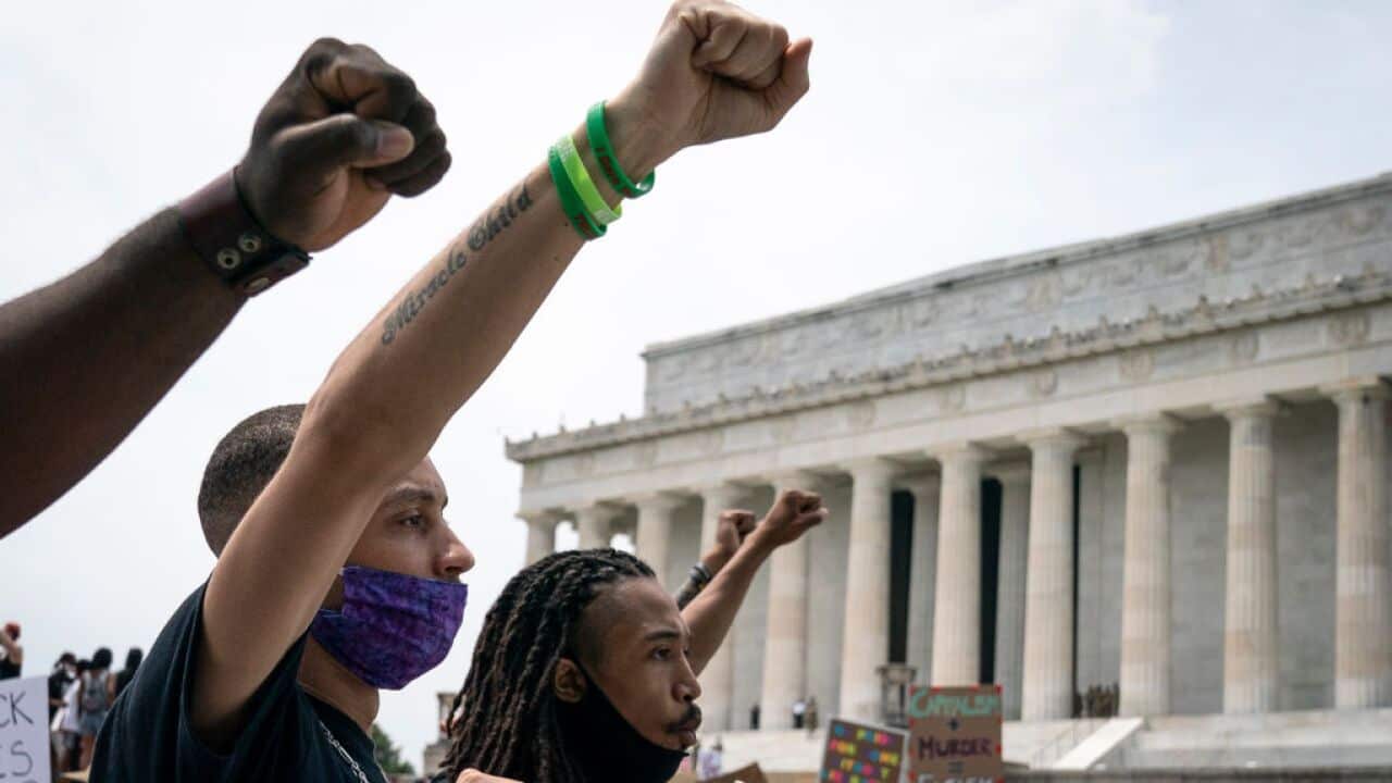 The US has seen ongoing protests in response to racism and police violence following the death of black man George Floyd at the hands of Minneapolis police.