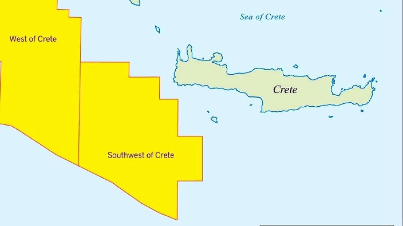 Greece licenses Exxon, Total to explore untapped waters off Crete.