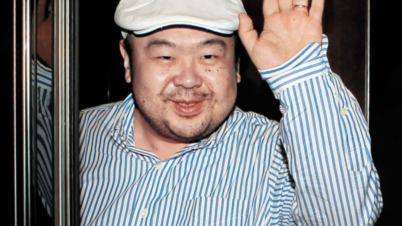 In a picture taken on June 4, 2010 Kim Jong-Nam, the eldest son of North Korean leader Kim Jong-Il, waves.