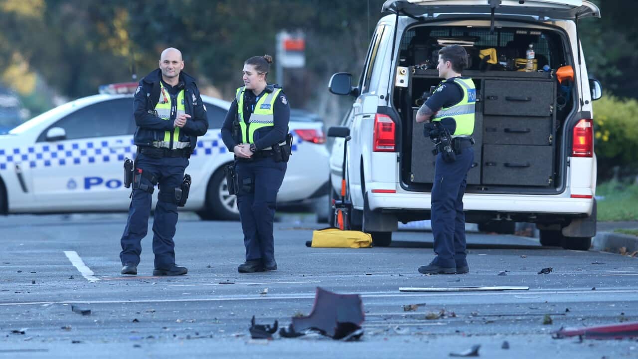 A representative picture of a road accident.