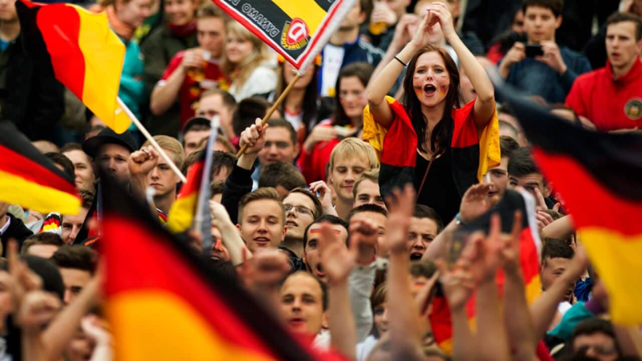 Germans Football Fans