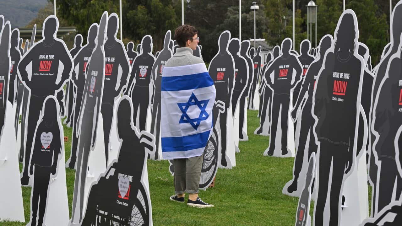 ISRAELI HOSTAGES PROTEST PARLIAMENT