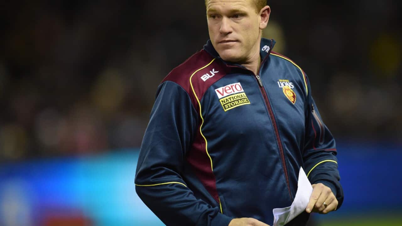 Brisbane Lions coach Justin Leppitsch
