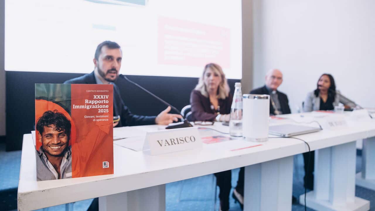 Simone Varisco, presentazione nazionale del Rapporto Immigrazione 2025, Roma, 14 ottobre 2025. © Hanchuk Photography..jpeg