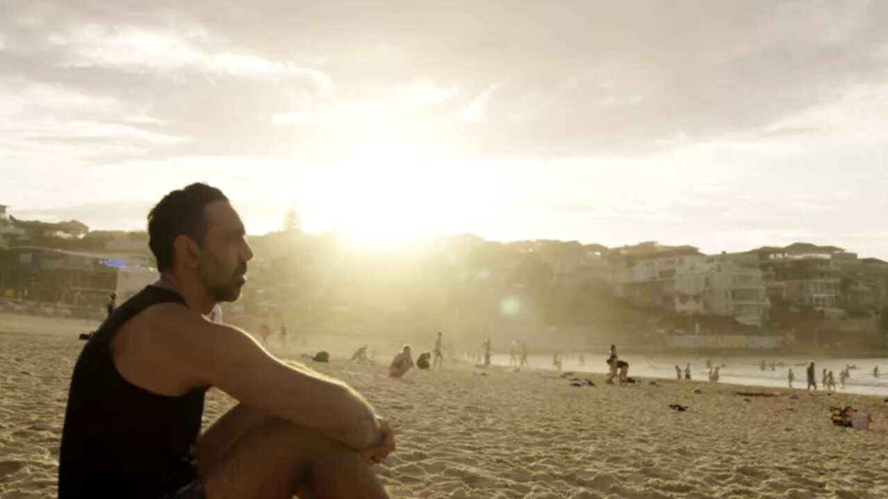 Adam Goodes in The Australian Dream Sydney Swans