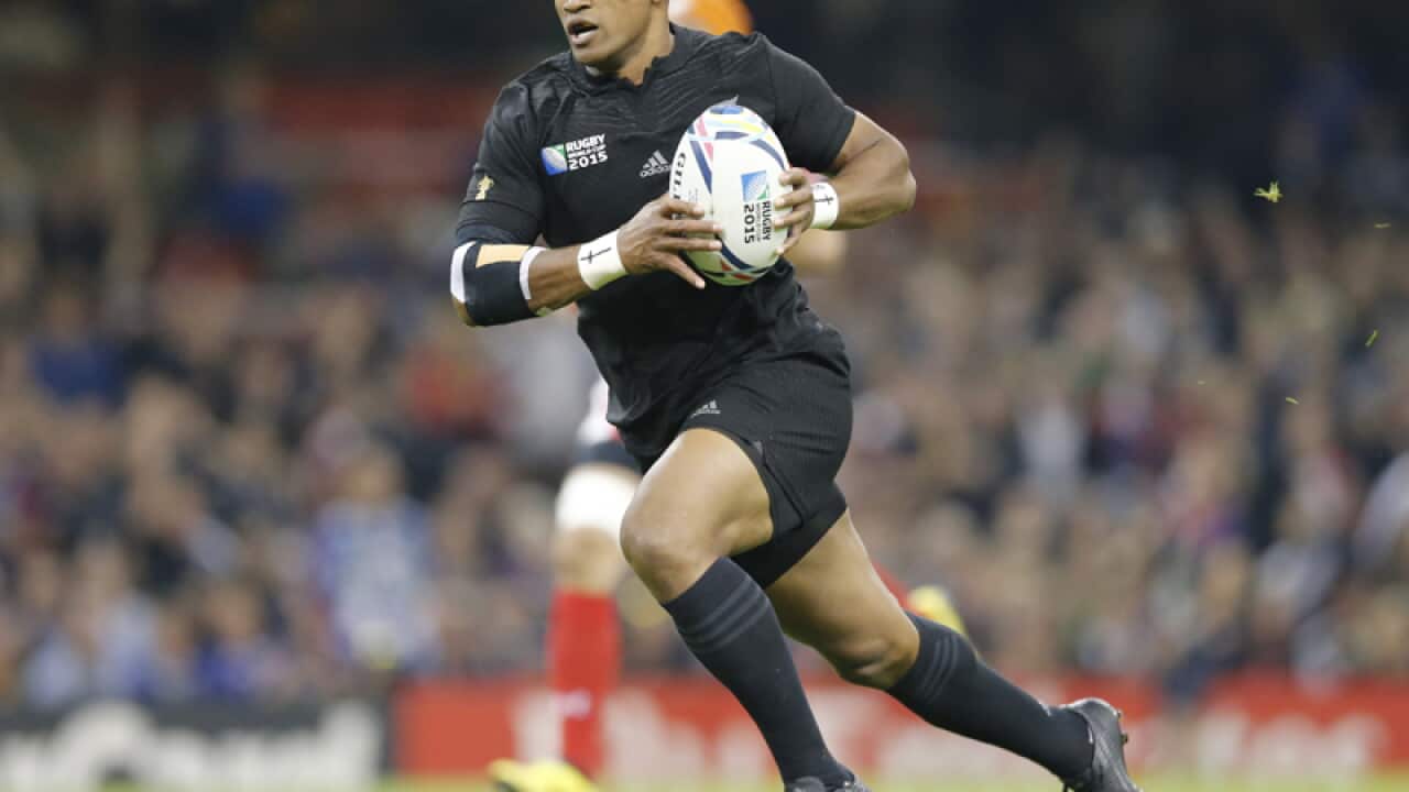 New Zealand's Waisake Naholo.