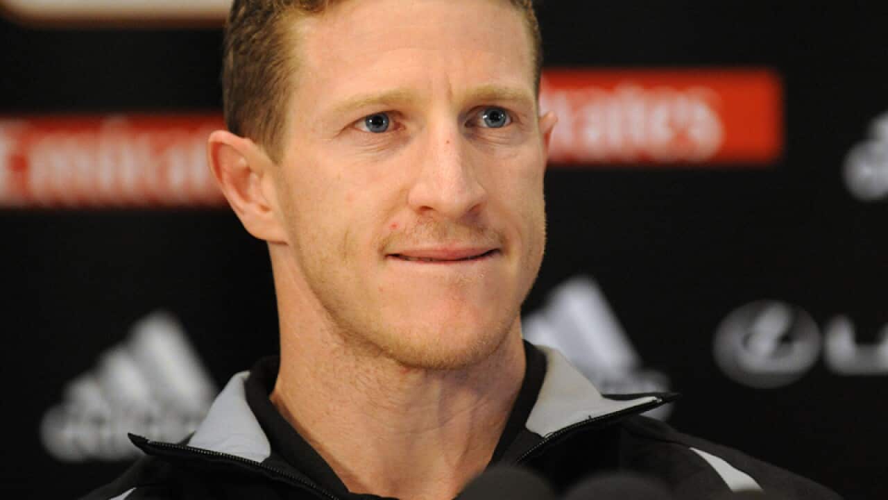 Former Magpies AFL midfielder Scott Burns