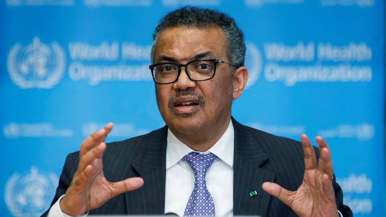 WHO Director General Tedros Adhanom Ghebreyesus