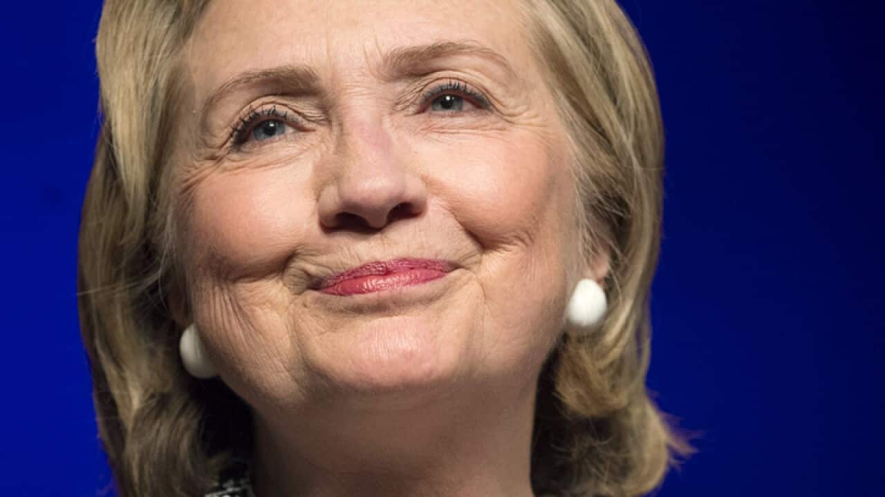 Former US Secretary of State Hillary Clinton