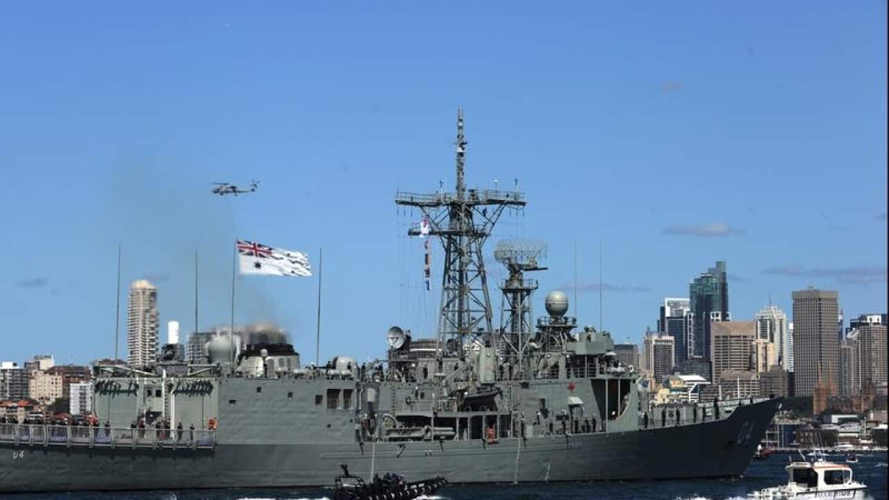 Royal Australian Navy warship HMAS Darwin