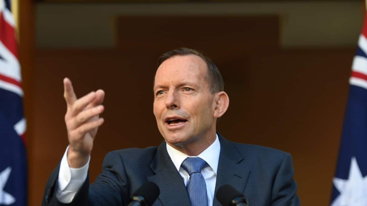 Prime minister Tony Abbott