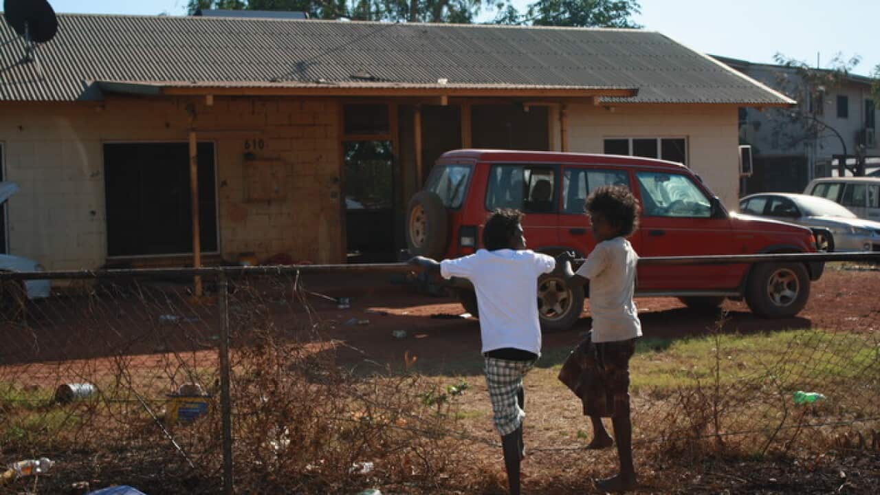 Two boys are caught by School Attendance Officers skipping school August 2014 in the NT.