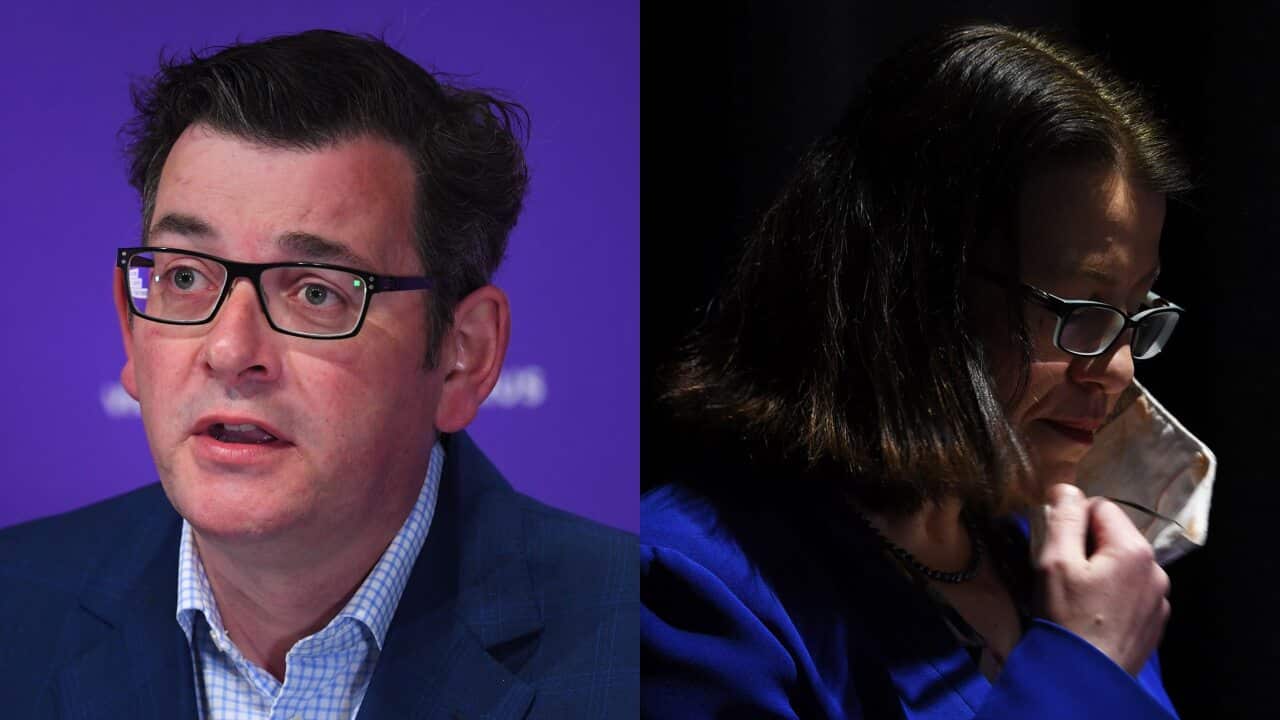 Premier Daniel Andrews defended the performance of embattled Health Minister Jenny Mikakos.
