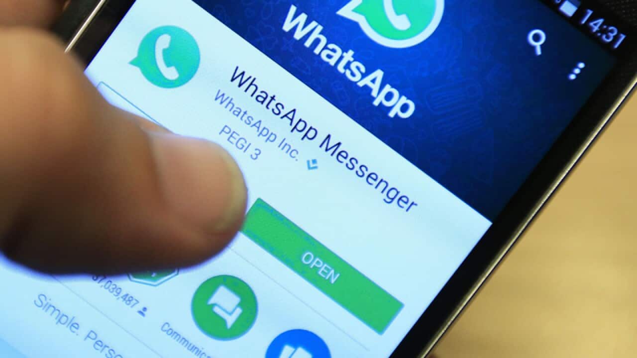 The WhatsApp application