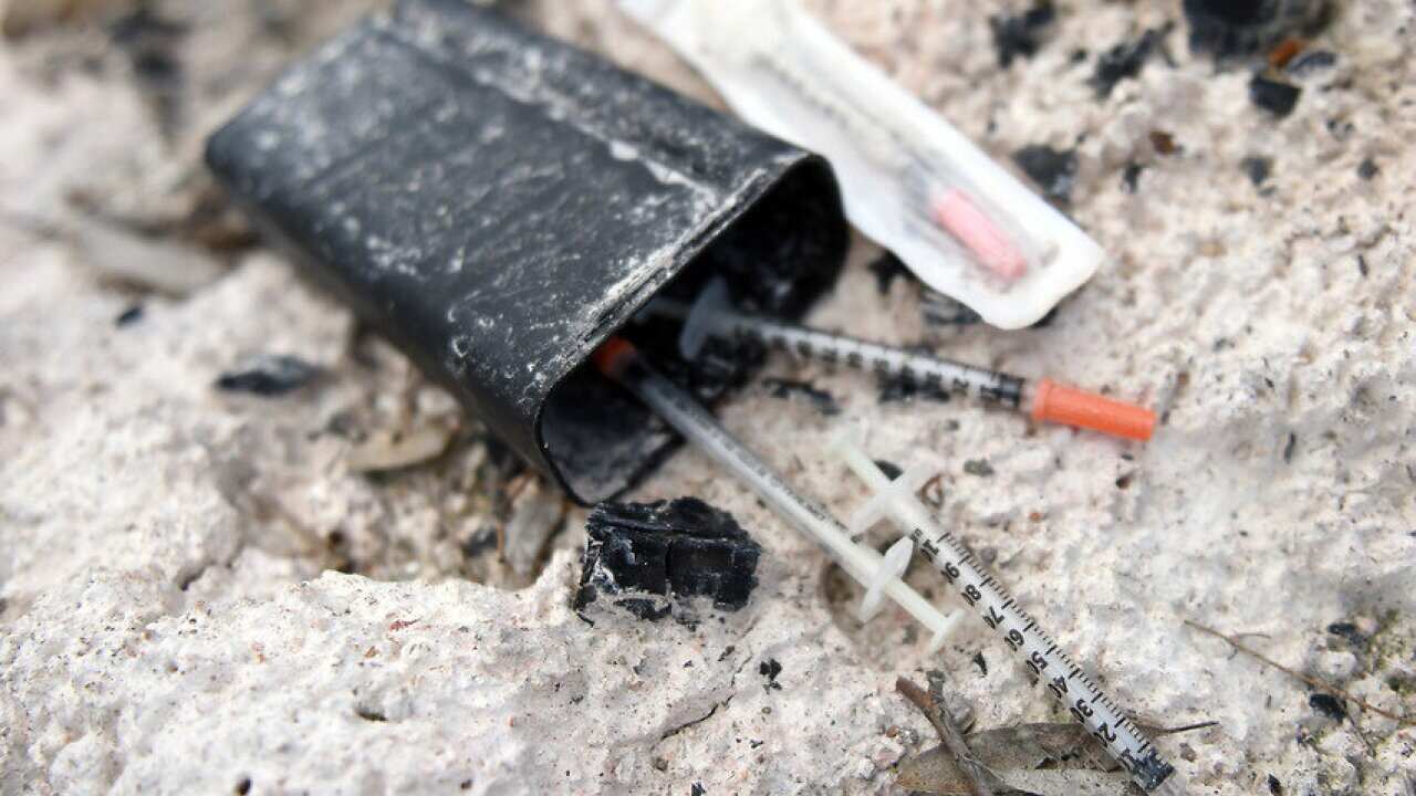 Used syringes.