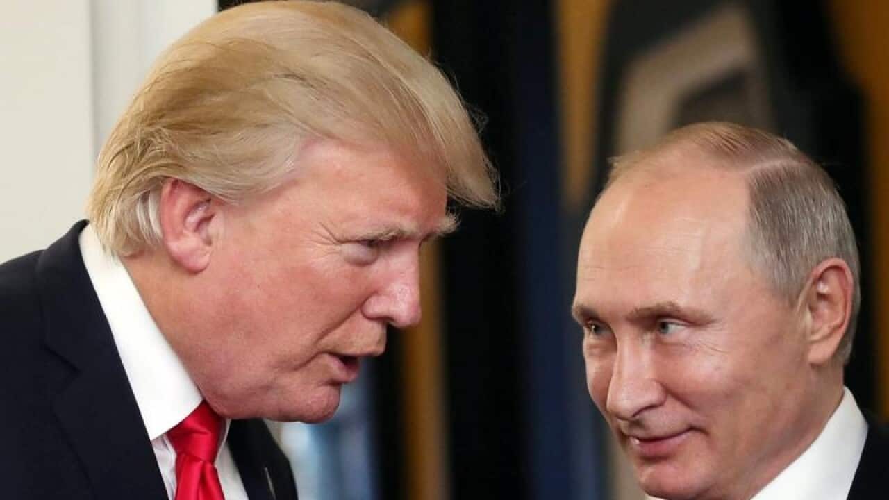 Vladimir Putin and Donald Trump spoke briefly at APEC.