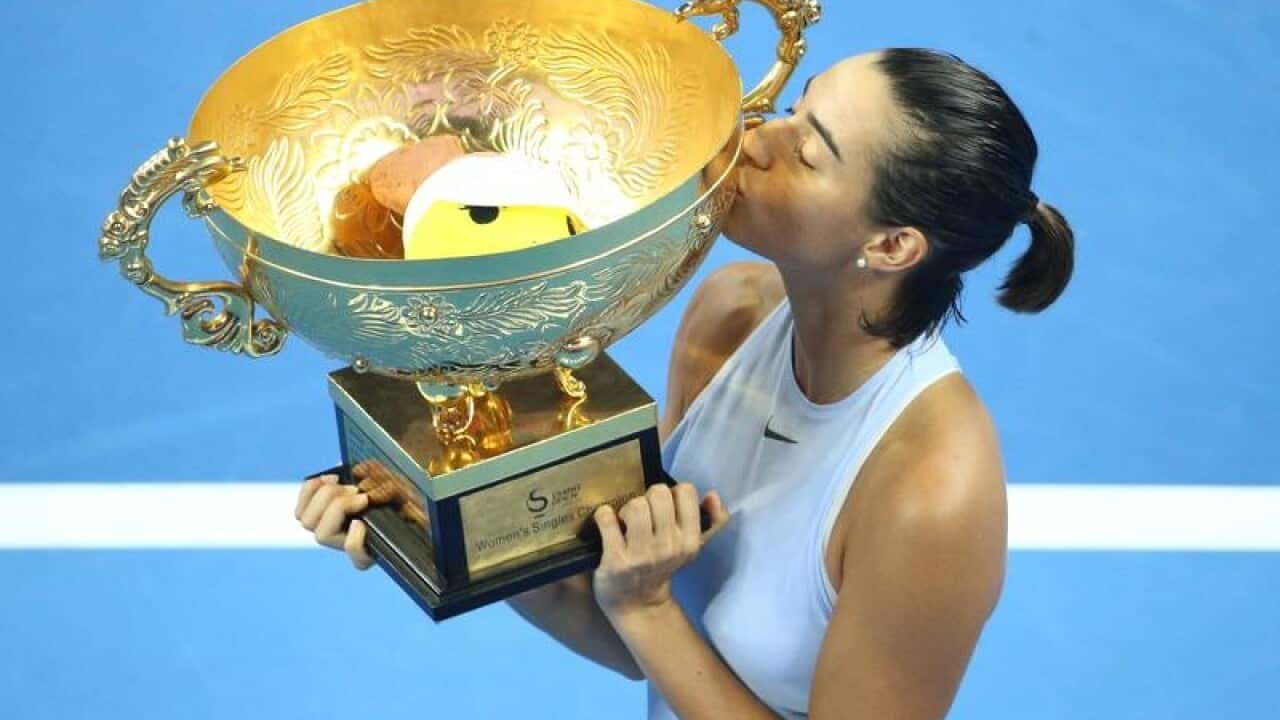 Caroline Garcia of France