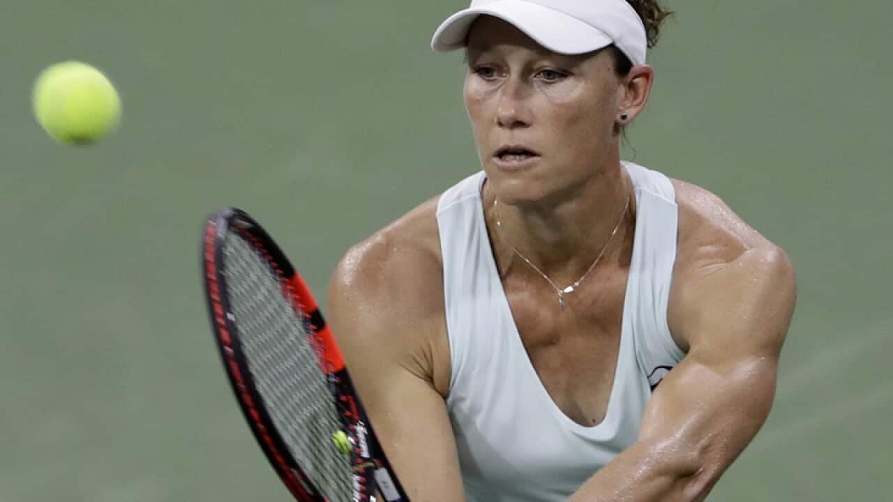 Australian tennis player Samantha Stosur